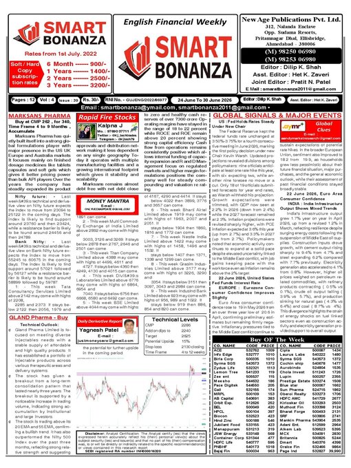 Cover image for Smart Bonanza Financial Weekly English